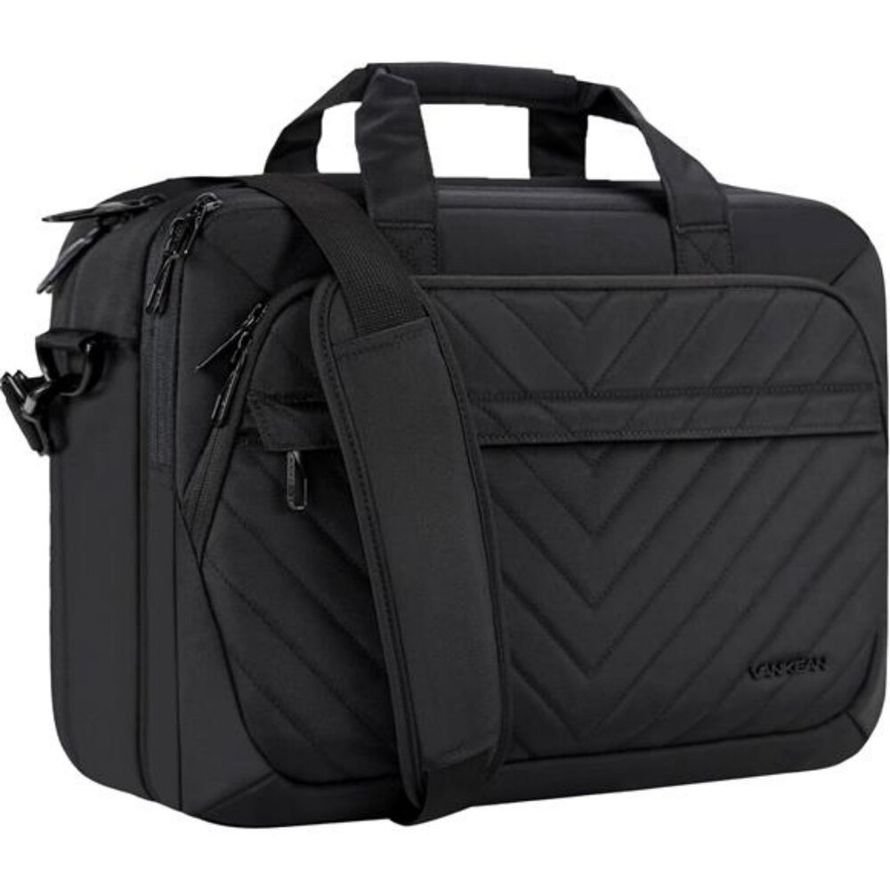 Laptop Briefcase for Women Men Fashion, TSA Friendly Expandable 17 Inch